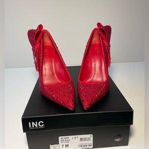 Beautiful Red rhinestone heels